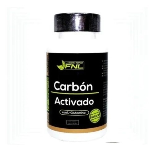 Carbon Activado Natural 500mg 60 Caps Desintoxicante.