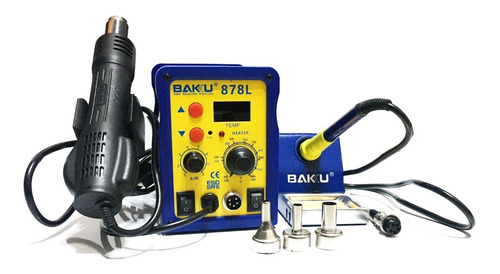 Imagen 1 de 3 de Estacion De Calor Y Soldadura Modelo Baku 878l