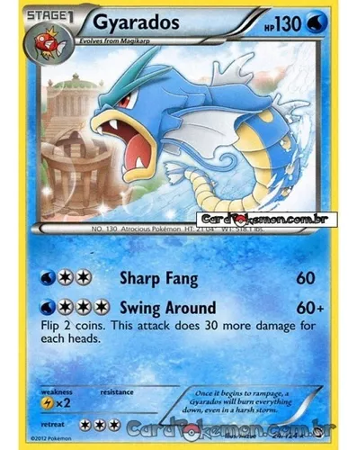 Pokémon Gyarados Sombrio - Celebrações 25 Anos