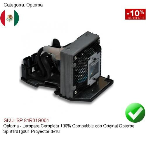 Lampara Compatible Proyector Optoma Sp.81r01g001 Dv10