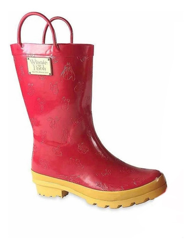 Winnie The Pooh Botas Para Lluvia Jebe Talla 7 Dama Disney