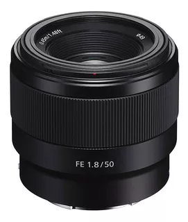 Lente Sony Fe 50mm F/1.8 Montura E Para Full Frame Y Aps-c