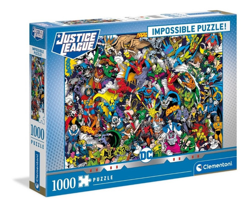 Puzzle 1000pz Dc Comics Impossible Pz 39599  -clementoni