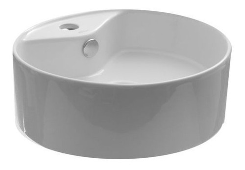 Lavabo Ovalin De Ceramica Blanco Marca Gloa Mod. Bal01