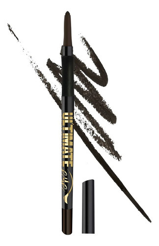 La Girl Ultimate Intense Stay Auto Eyeliner Delineador Ojos Color Marrón Oscuro (deepest Brown)