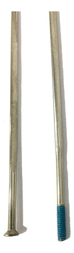 Radios Shimano WH-RS10 y WH-RS11 para rueda trasera plateada de 304 mm