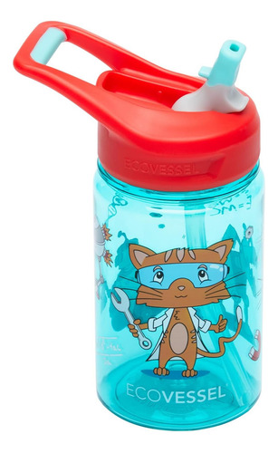 Ecovessel Splash Tritan Botella De Agua De Plástico Para Niñ