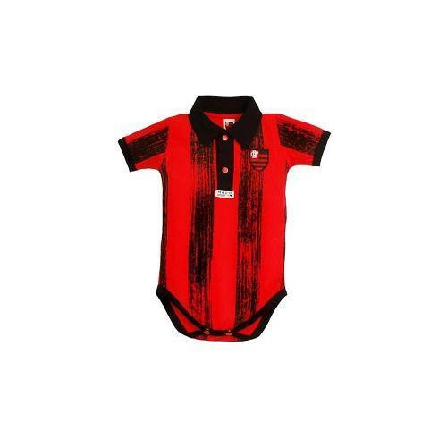 Body Polo Flamengo Branco-vermelho M