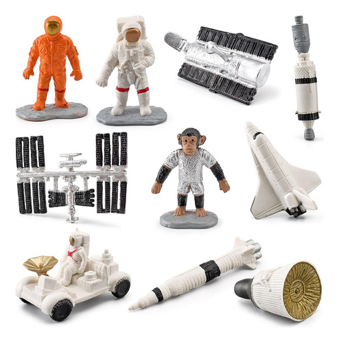 10 Uds Estatuilla De Estatua Nave Espacial Modelo