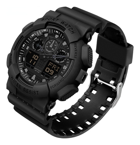 Reloj De Cuarzo Sanda Sport Digital Para Natación, 50 M, Res