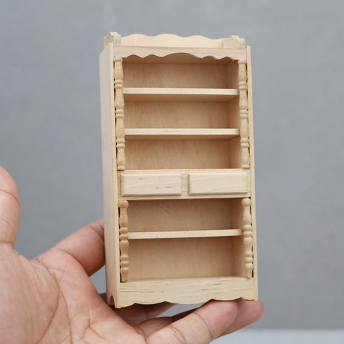 Librería Clásica En Miniatura De Madera Expositora De Madera