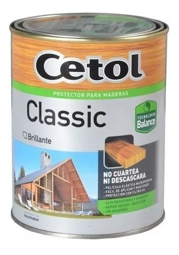 Cetol Classic Balance Brillante Sin Aguarras 1 Litro Ogus