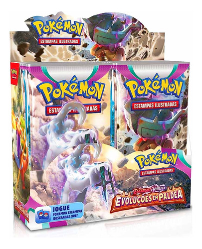 Booster Box Pokémon Evoluções Em Paldea
