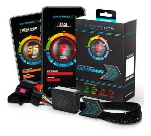 Módulo Pedal Acelerador Delay Shift Power Bluetooth App