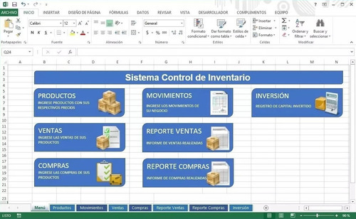 Control De Inventario En Excel
