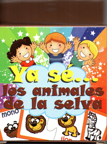 Educativo Rompecabezas Español Ingles Ya Sé. Los Animales 