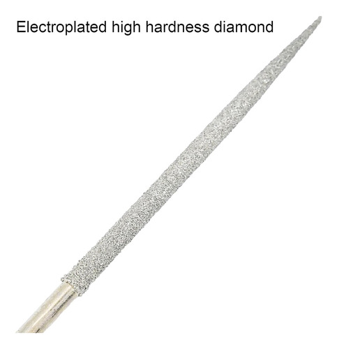 Lima De Agujas De Diamante Redonda De 10 Piezas, Diamante Re