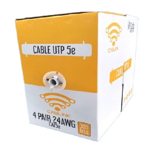 Cable Utp Cat5e Cablink Cab-utp5ecca Int Cca/aleacion 305 Mt