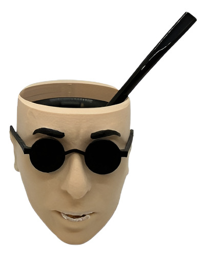 Mate Indio Solari Impresion 3d Incluye Bombilla Redondos