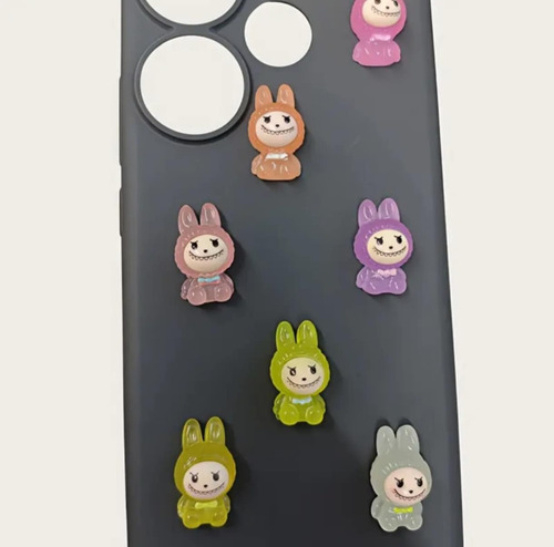 Mini Figuras Labubu Flourecentes Para Decoración 50 Piezas