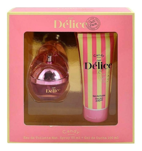 Set Delice Candy Edt 50ml + Gel De Ducha 100ml