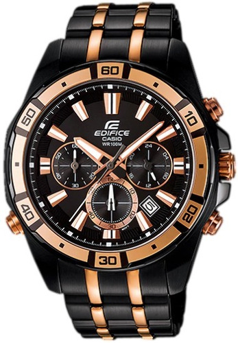 Reloj Casio Edifice Iluminador Efr-534bkg-1av - 100% Nuevo