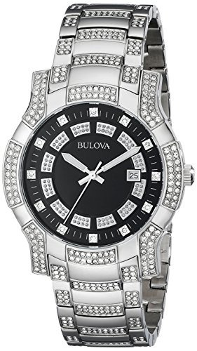 Reloj Bulova Para Hombre 96b176 Con Cristal Mineral