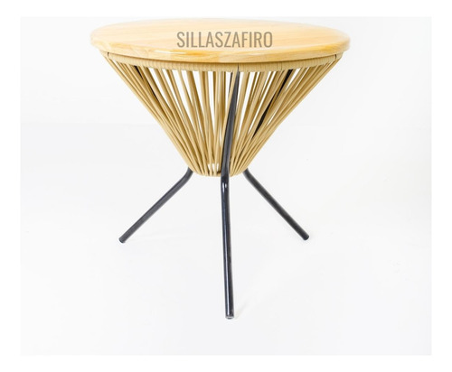 Juego Set Sillas Tejidas Artesanales Balcón Terraza Jardín
