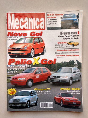 Revista Oficina Mecânica 171 Gol Palio Civic S10 Cobra Re144