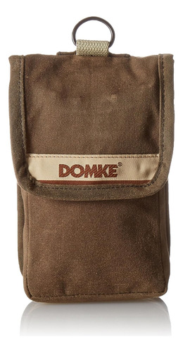 Estuche Domk, Marron/compacto/vintage