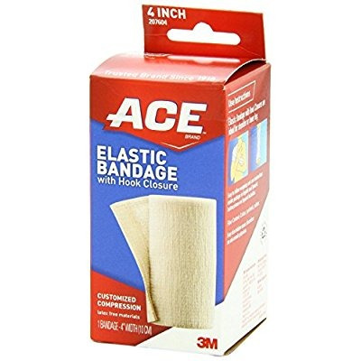 Ace Vendaje Elástico Con Cierre De Gancho, 4 Pulgadas (pack