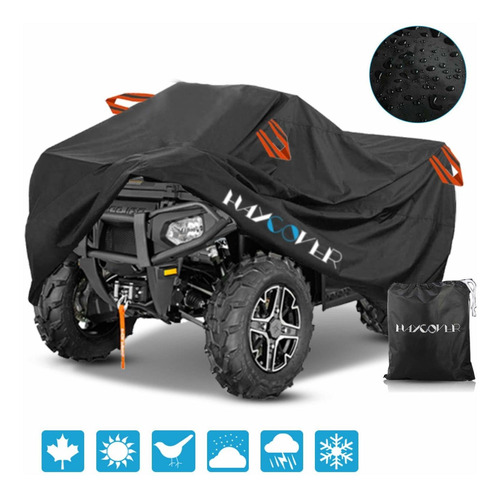 Cubierta Impermeable Para Atv Polaris Sportsman Yamaha Grizz