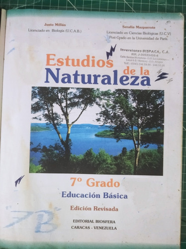 Estudios De La Naturaleza 7 ° Julio Millán/serafínmazparrote