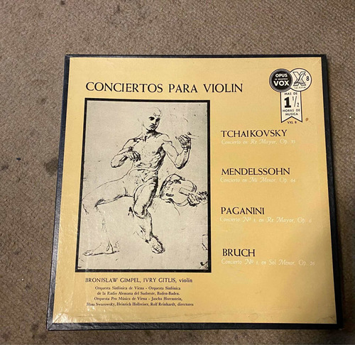 Concierto Para Violín Orquesta Sinfónica De Viena En Caja