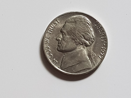 Moneda Usa 1977 Five Cents 5 Cent Eeuu Dolar Dollar