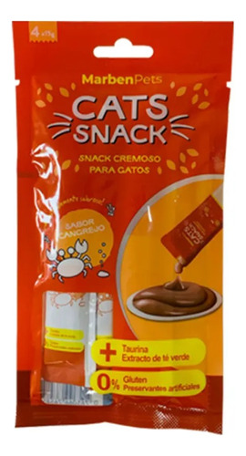 Cats Snack Tubito Cremoso Sabores Surtidos 