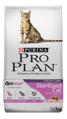 Alimento Pro Plan Sterilized Cat (gatos Castrados) 1 Kg