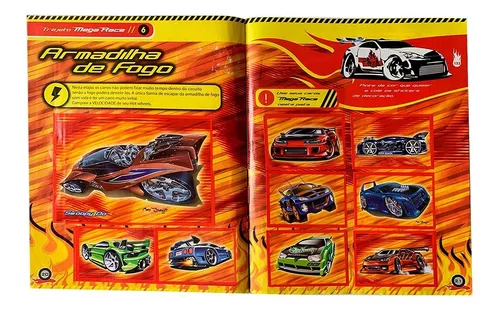 Panini Sticker Hot Wheels Mega Race 2005 Empty Album Spanish