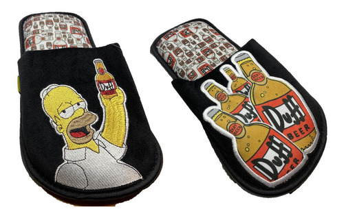 Los Simpsons Homero Duff Pantuflas Para Caballero 