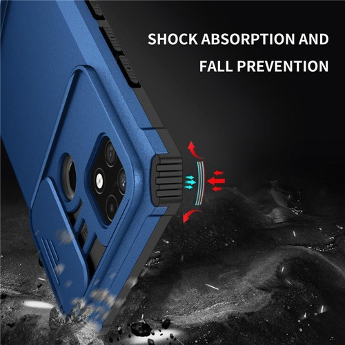 B Funda De Teléfono Armor Con Protección De Cámara Para