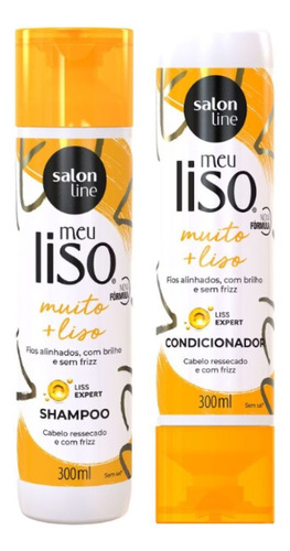  Shampoo + Condicionador Salon Line Meu Liso Muito + Liso