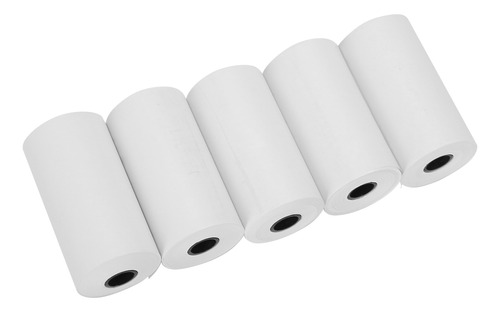 Rollo De Papel Térmico Para Recibos, 5 Rollos, Para Máquinas