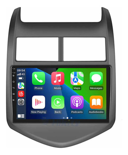 Radio Android 13, 4+64 Qled Carplay Chevrolet Sonic 2013-17