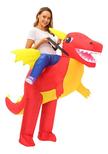 Disfraz Inflable De Dinosaurio Blow Up Dino Para Cosplay