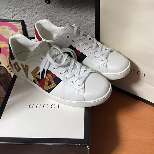 marcador Meandro apertura Tenis Gucci Loved | MercadoLibre 📦