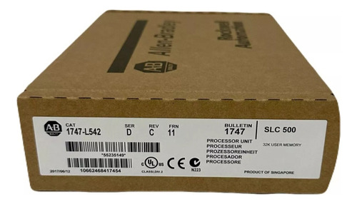 1747-l542 Série D Cpu Slc500 5/04 Clp Allen-bradley