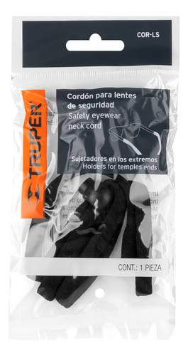 5 Cordones Para Lentes De Seguridad, Ajustable, Truper 14306