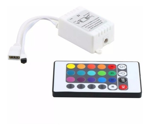 Controladora Rgb Control Remoto 12v P Led 5050 3528 24teclas
