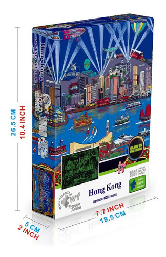 Rompecabezas Wuundentoy Premium Edition Hong Kong De 1000 Piezas