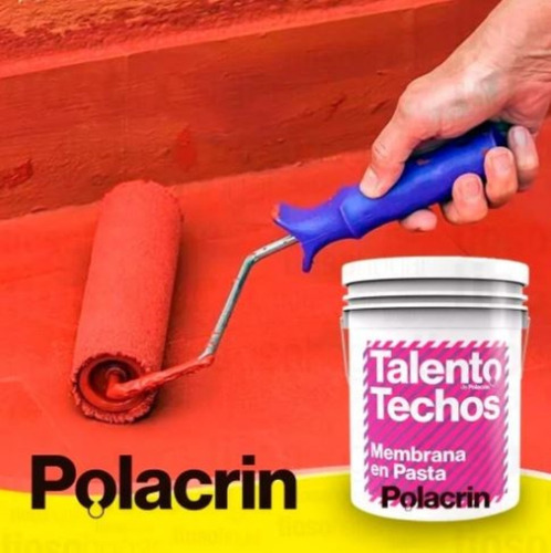Imagen 7 de 10 de Membrana Polacrin Impermeabilizante 20lts Alto Transito